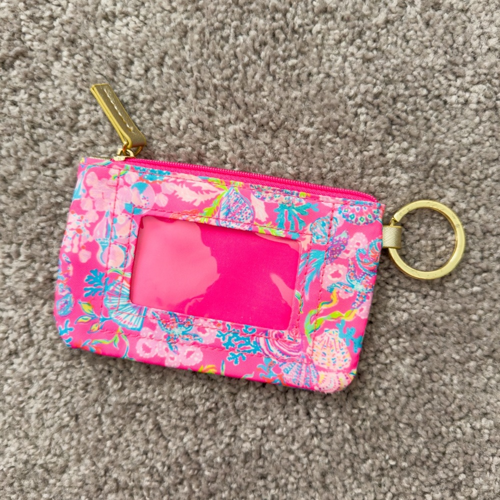 LILLY PULITZER ID CASE, SHELL ME SOMETHING GOOD